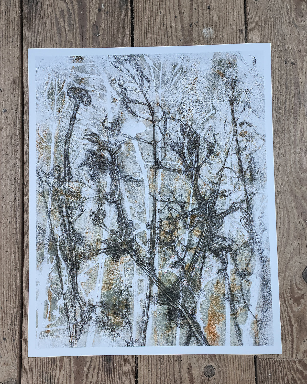 Fawn Mist, Moody Moorland Original Print