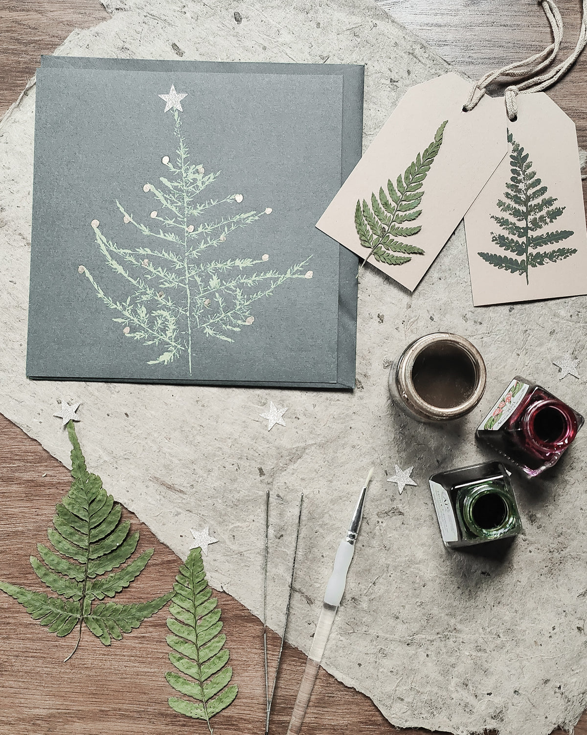 Botanical Christmas Cards Workshop at The Walled Garden