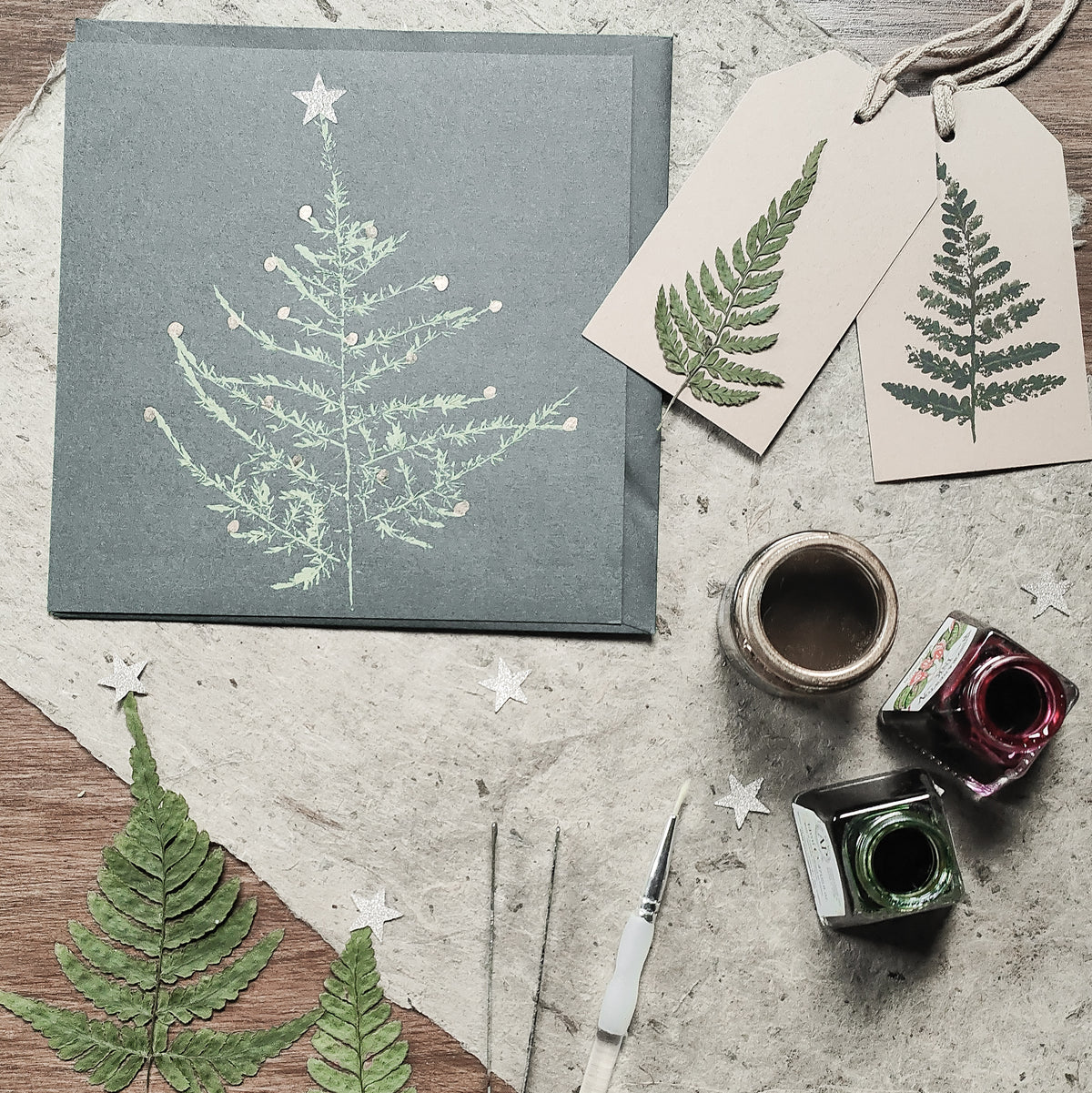Botanical Christmas Cards Workshop at The Walled Garden