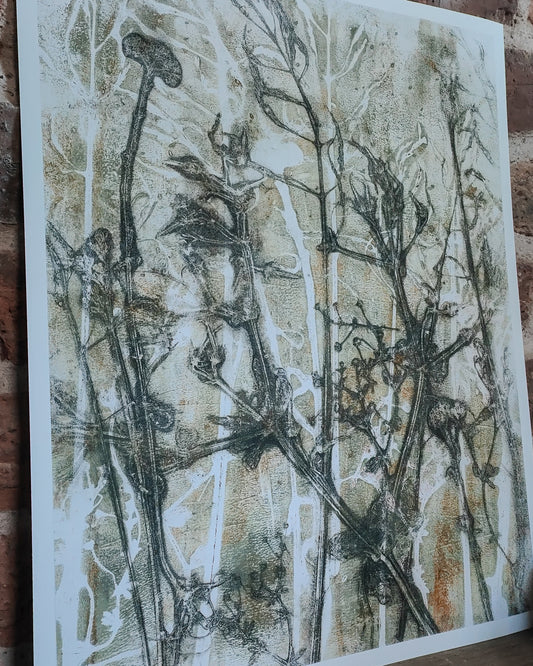 Fawn Mist, Moody Moorland Original Print