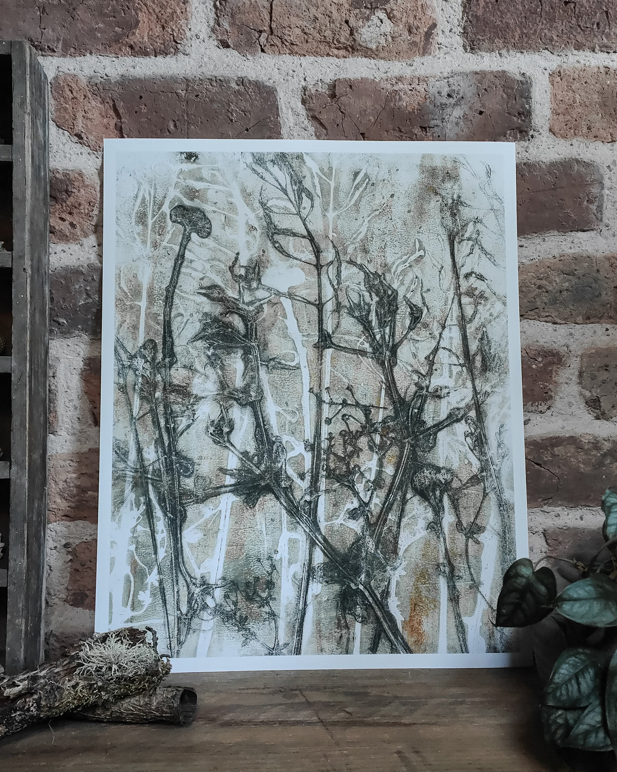 Fawn Mist, Moody Moorland Original Print
